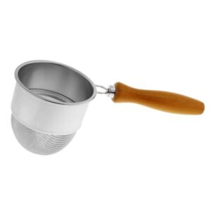 Colador Japonés con Mango de Madera Profunda