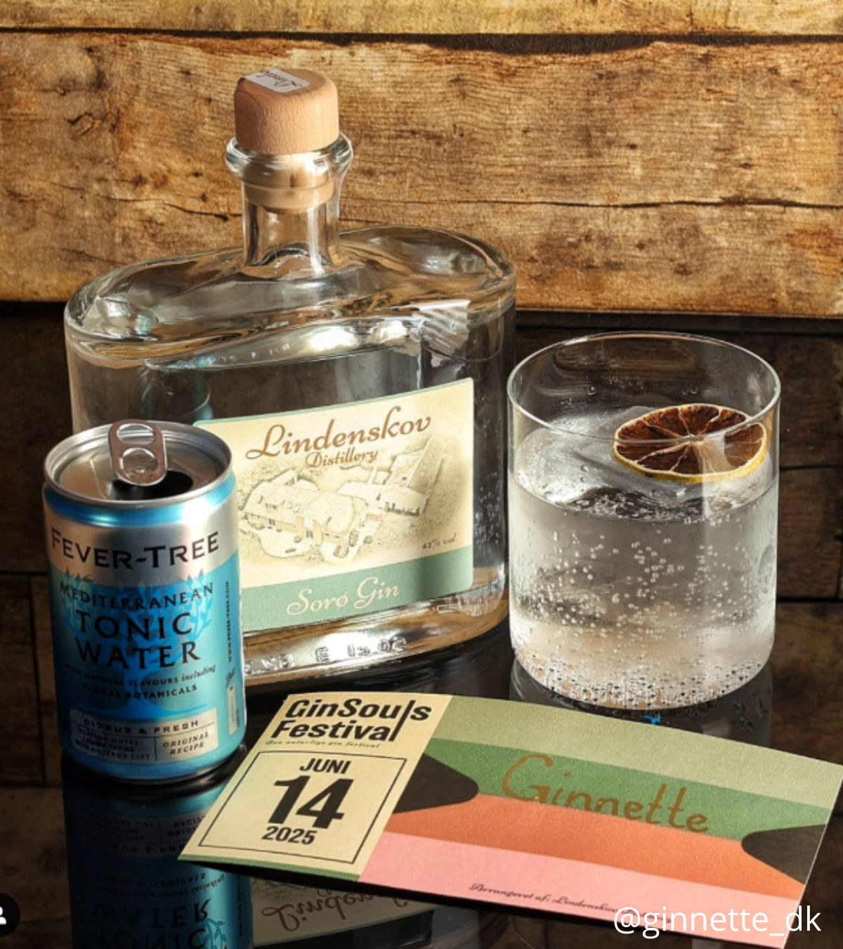 The Lark 30 cl x 6 pcs Tumbler on a table with a can and bottle