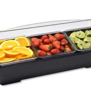 Portagarnituras Premium 3xL Negro