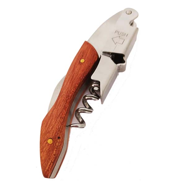 Sacacorchos de Sommelier con mango de madera - Imagen 2