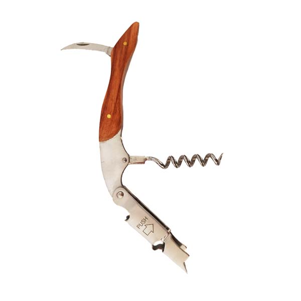 Sacacorchos de Sommelier con mango de madera - Imagen 3