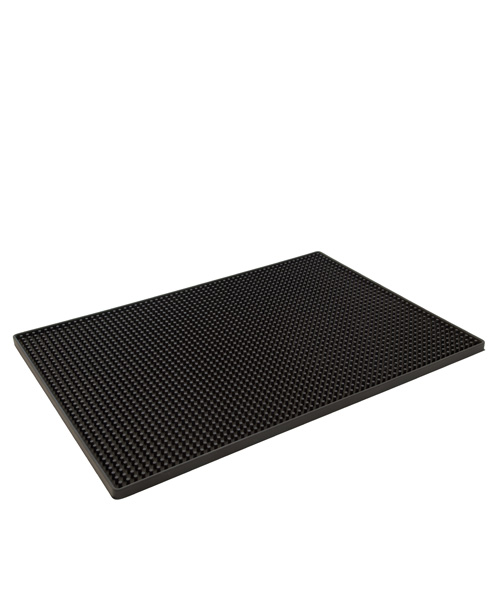 Alfombrilla de barra negra 30x45 cm