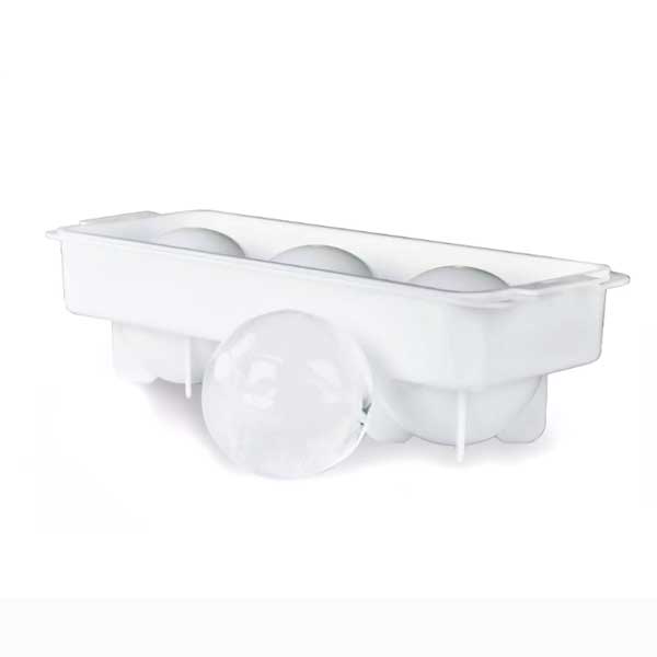 Bandeja para hacer 3 cubos de hielo esféricos