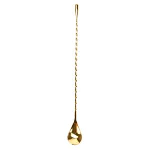 Cuchara de Bar Teardrop Nordicbar 30 cm Oro