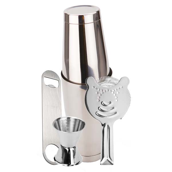 Juego de Coctelera Boston de Acero Inoxidable