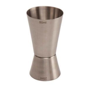Jigger de Acero Cepillado 25/50 ml