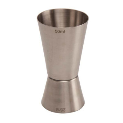 Jigger de Acero Cepillado 25/50 ml