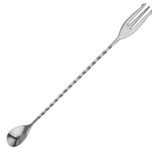 Cuchara de Bar Tridente de Acero 30 cm