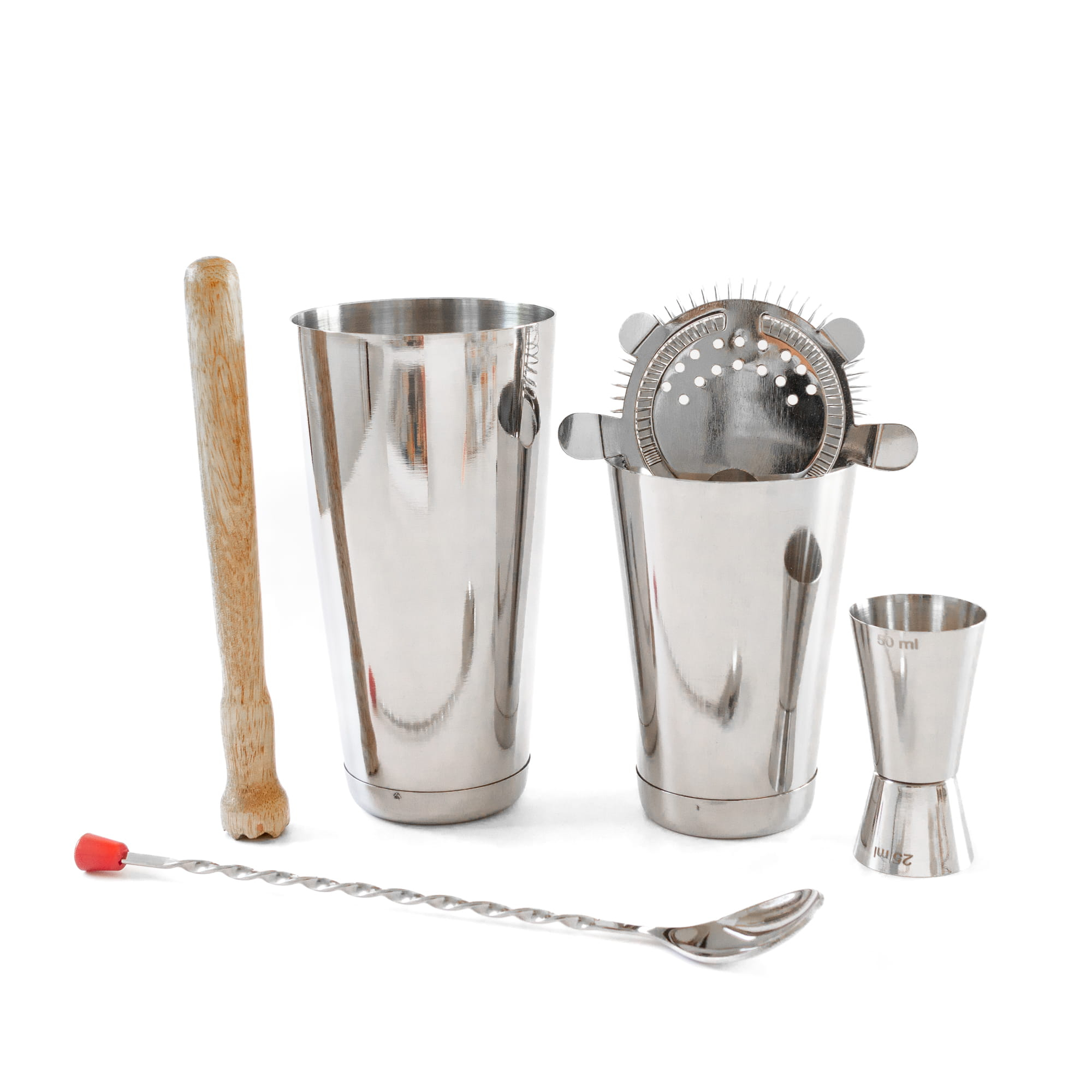 Juego de Coctelería de 6 Piezas en Acero - Imagen 3
