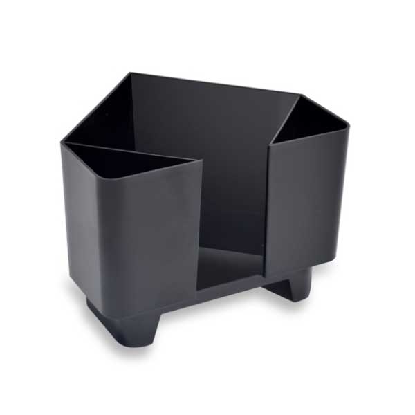 Barcaddy Triangular: Ideal para bares y restaurantes que buscan optimizar su espacio de trabajo con elegancia y funcionalidad. Este organizador triangular de bar es perfecto para mantener ordenados los accesorios esenciales, como servilletas, pajitas y agitadores. Fabricado con materiales de alta calidad, garantiza durabilidad y un aspecto profesional que complementará cualquier entorno sofisticado. También es una excelente opción para clientes particulares que valoran el diseño y la eficiencia en su hogar.