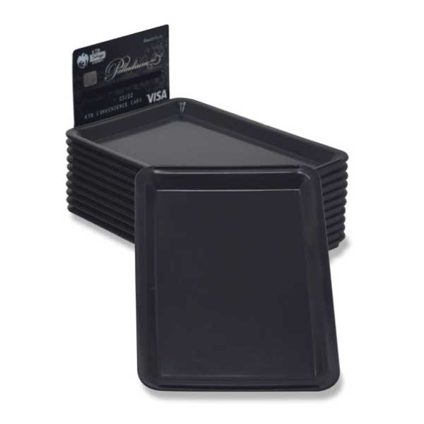 Bandeja de Propinas de Plástico Negro