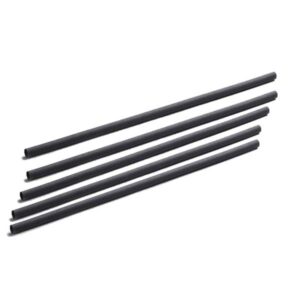Pajitas de Fibra de Bambú Negras 6x210mm (250 unidades)