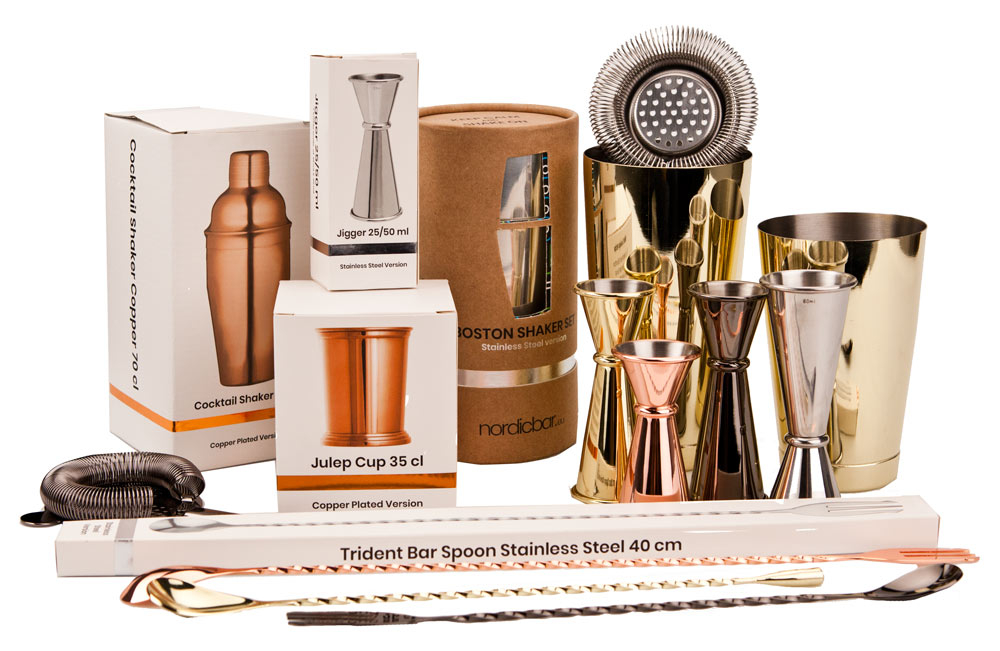 Cuchara de Bar con Tenedor 30 cm Oro Nordicbar - Imagen 2