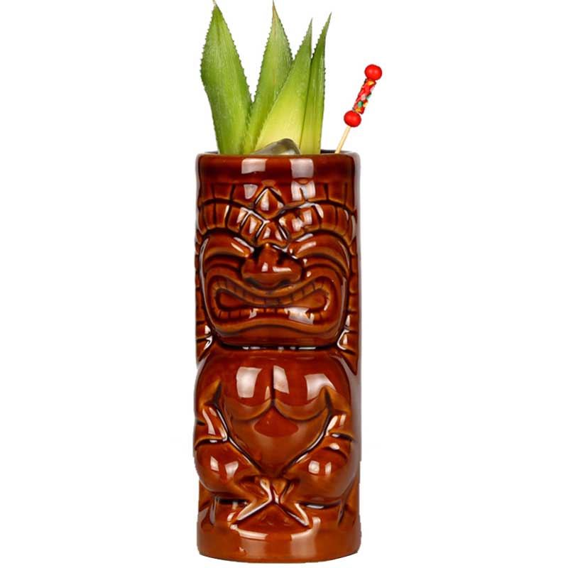 Cilindro Tiki Marrón 33 cl