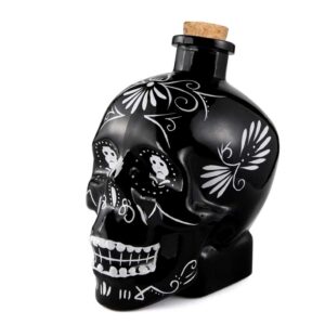 Decantador Tiki Calavera Negro 70 cl