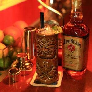 Alternative view of Cilindro Tiki Marrón 33 cl